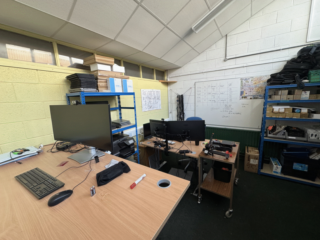 Imaxe 4: Oficina na cal estiven na maior parte do tempo xestionando as incidencias.